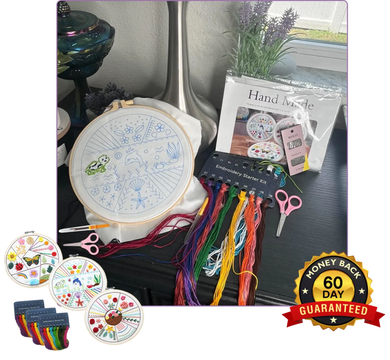 Stitch & Learn Embroidery Kit