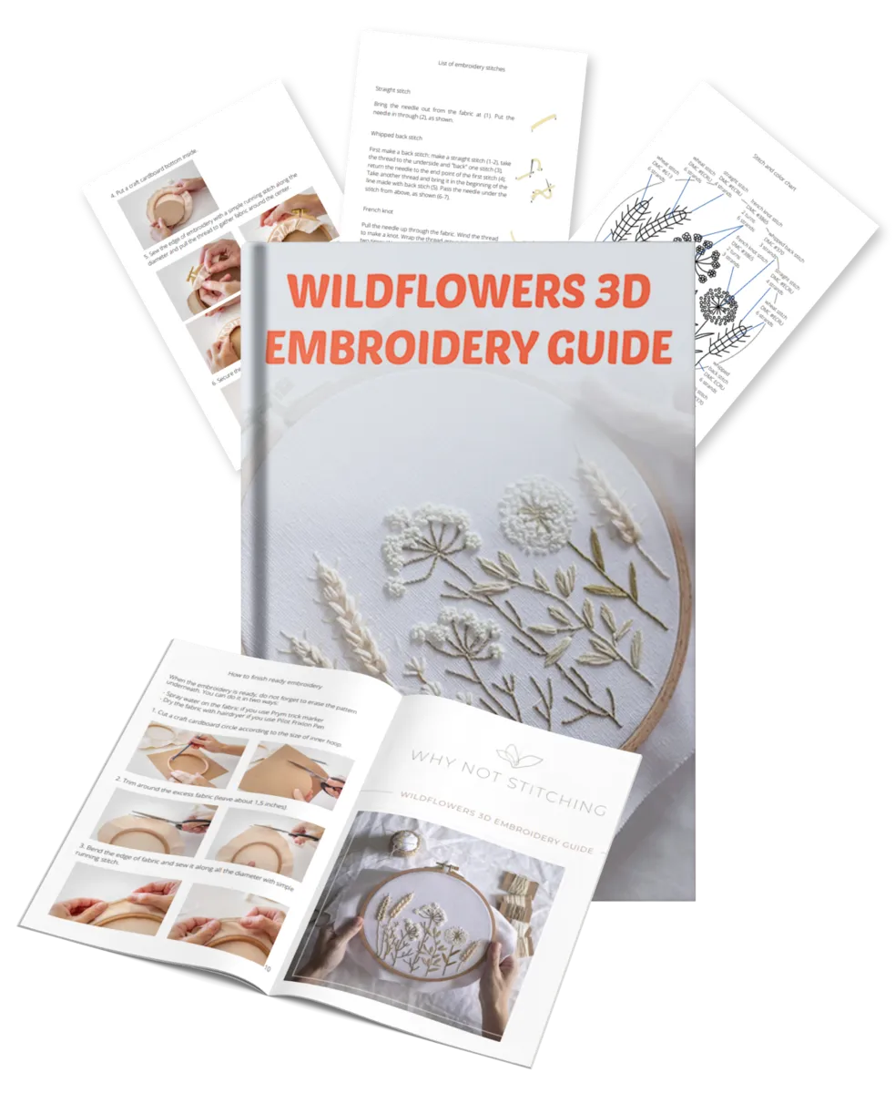 WildFlowers 3D Embroidery Guide