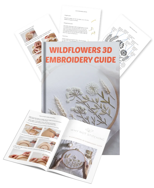 WildFlowers 3D Embroidery Guide