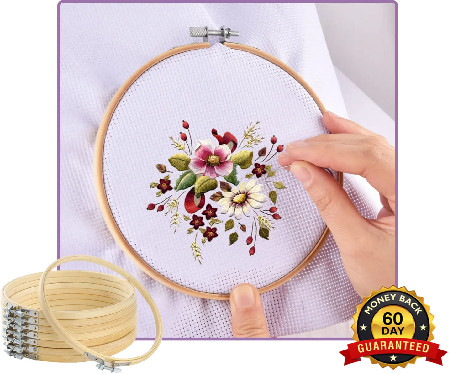 StitchPro Embroidery Hoop Set