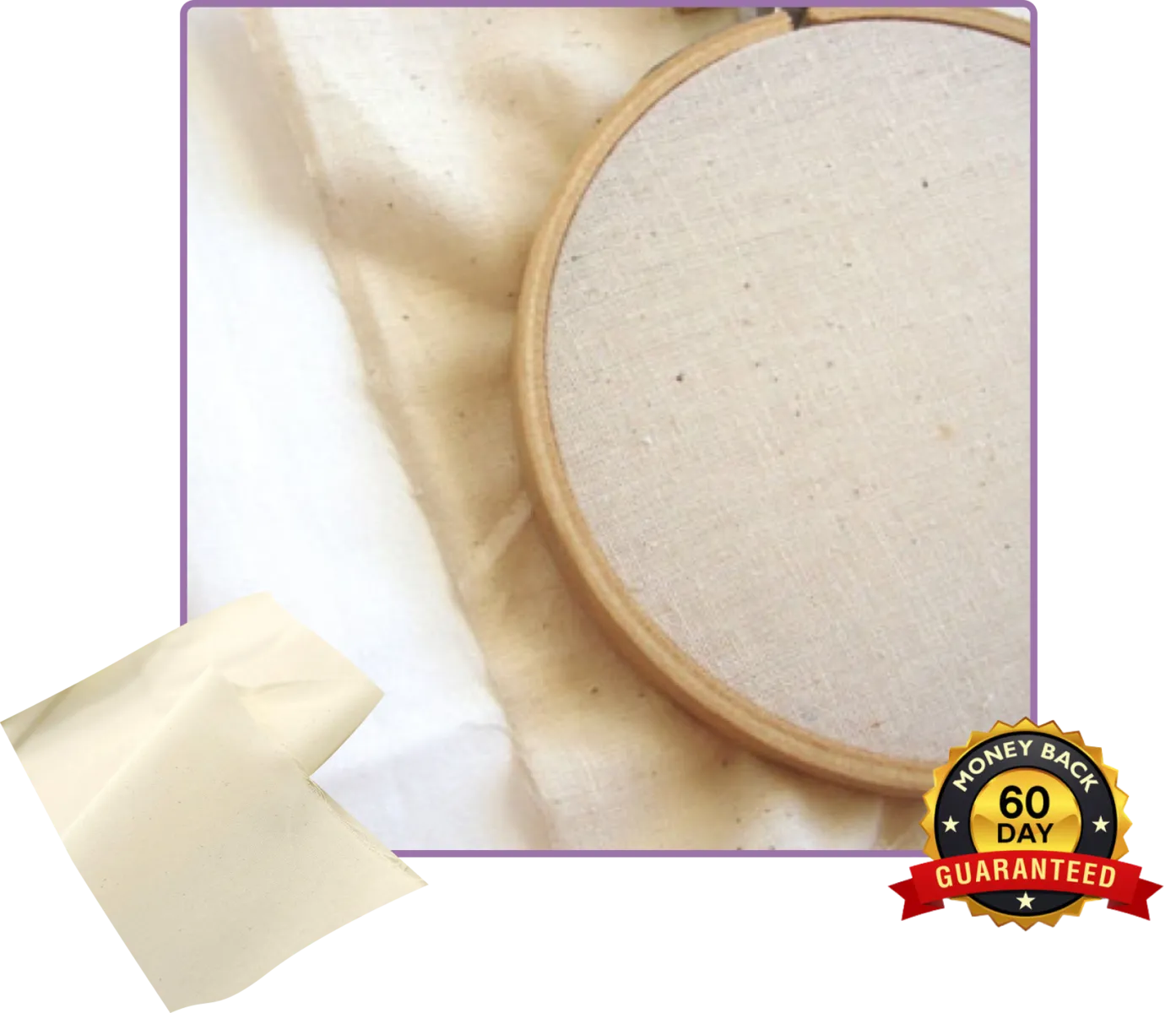 Raw Cotton Embroidery Cloth